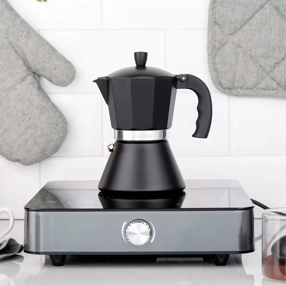 Гейзерная кофеварка Ardesto Gemini Trento AR0806AIB, 6 чашек - фото 7