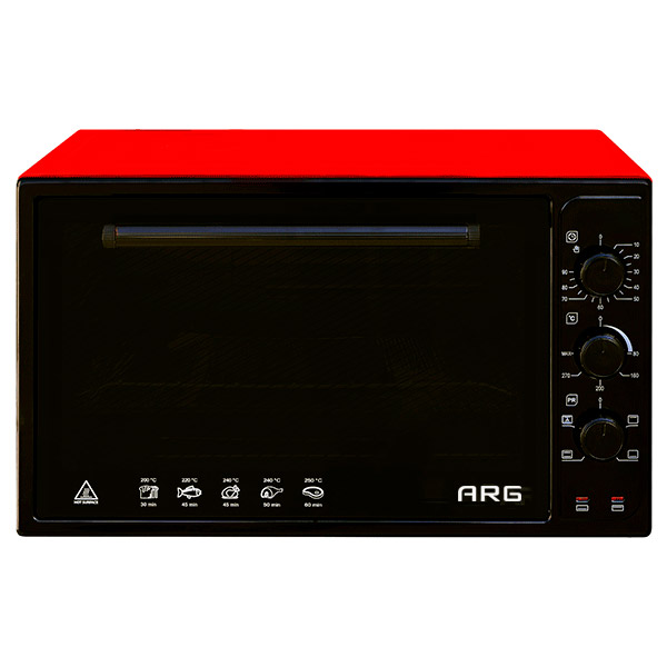 Комплект Мини-печь ARG 3618 L UZ Black/Red + Термос-кружка Verna LC-450GX  - фото 2