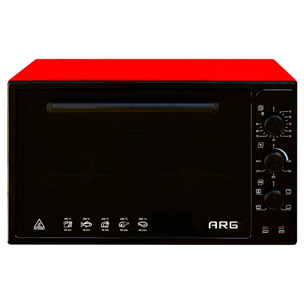Мини-печь ARG 3618 L UZ Black/Red - фото 2
