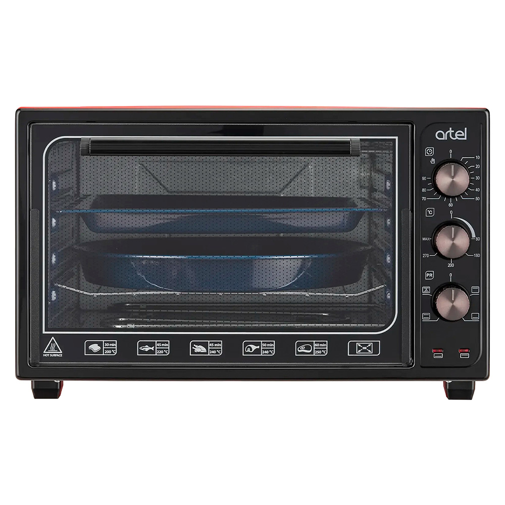 Artel шағын пеші 3618 L Black/Red KZ Artel шағын пеші 3618 L Black/Red KZ