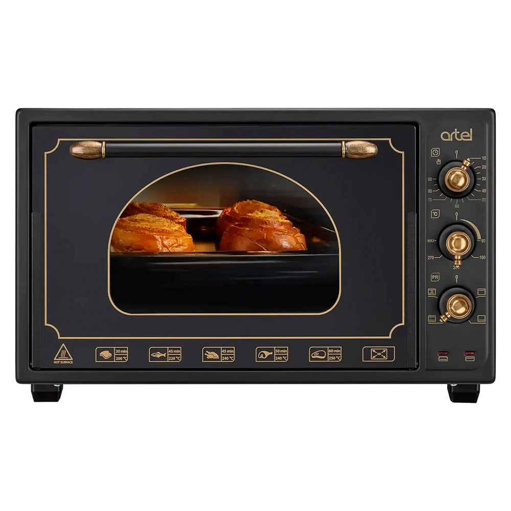 Artel шағын пеші 3618 L Black Retro KZ Artel шағын пеші 3618 L Black Retro KZ