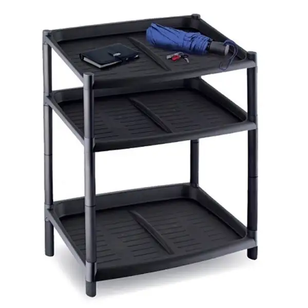 Этажерка для обуви Полимербыт ELIT 3 полки, полка под сапоги/4389004