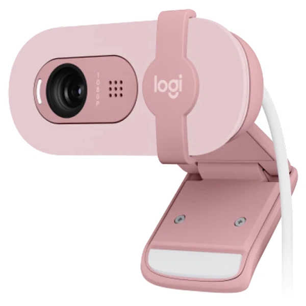 Веб камера Logitech Brio 100 Full HD Webcam Rose 960-001623