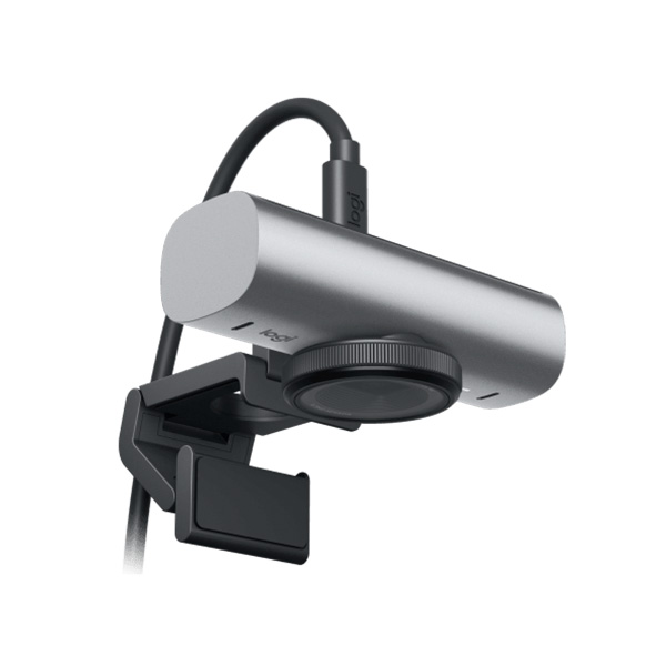 Веб-камера Logitech MX Brio 4K Ultra HD, PALE GREY - фото 4