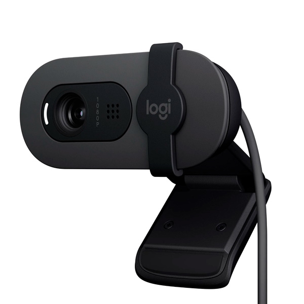 Веб-камера Logitech Brio 100 Graphite - фото 3