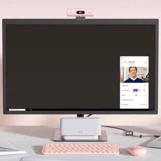 Веб-камера Logitech Brio 500 Rose (960-001421) - фото 6