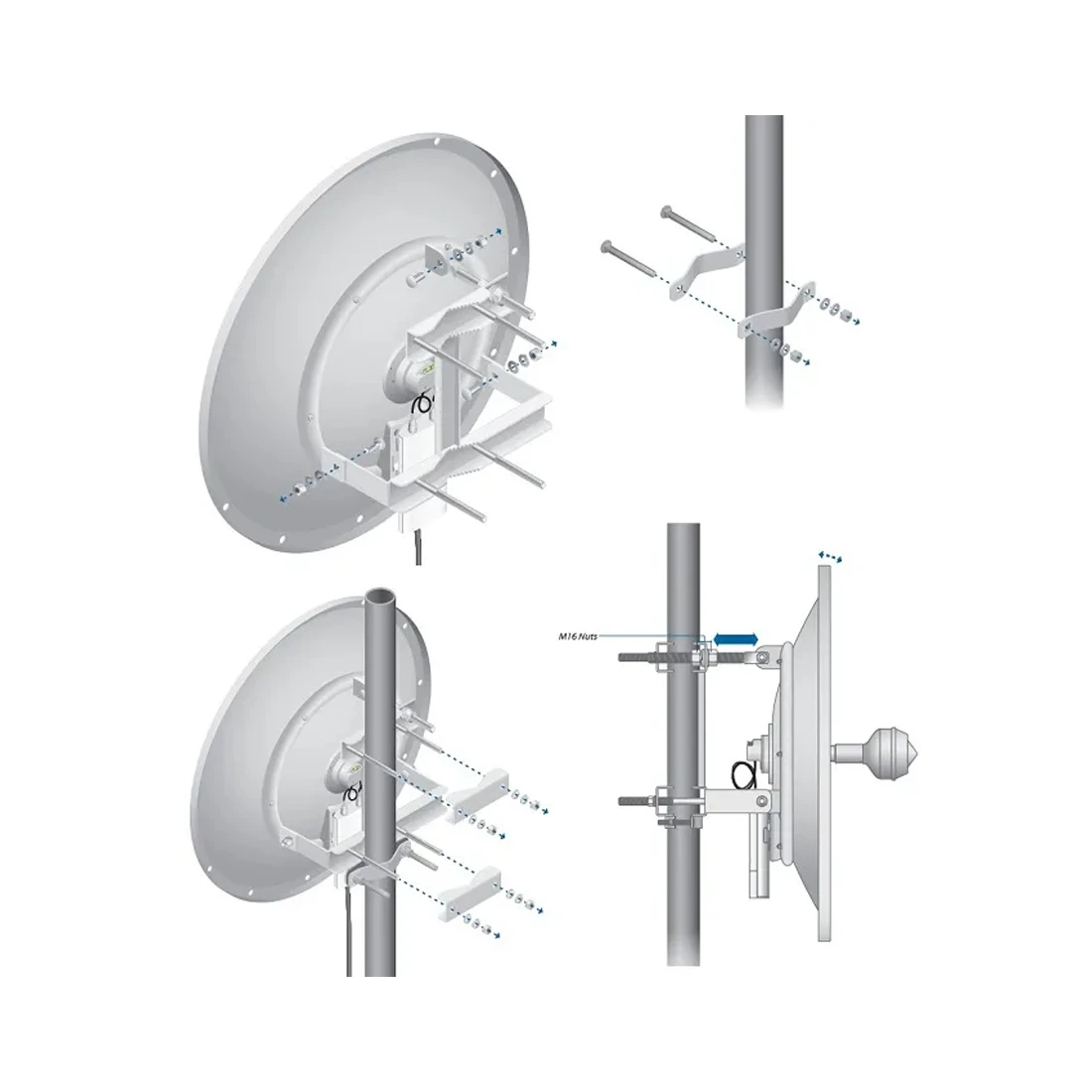 Антенна Ubiquiti AF-5G34-S45 AF-5G34-S45 - фото 3