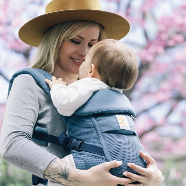 Рюкзак-кенгуру Ergobaby Adapt Cool Air Mesh Oxford Blue - фото 2