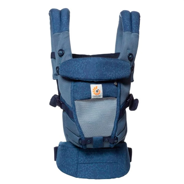 Рюкзак-кенгуру Ergobaby Adapt Cool Air Mesh Blue Blooms - фото 5