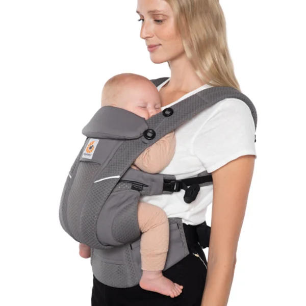 Рюкзак-кенгуру Ergobaby Omni Breeze Graphite Grey - фото 3