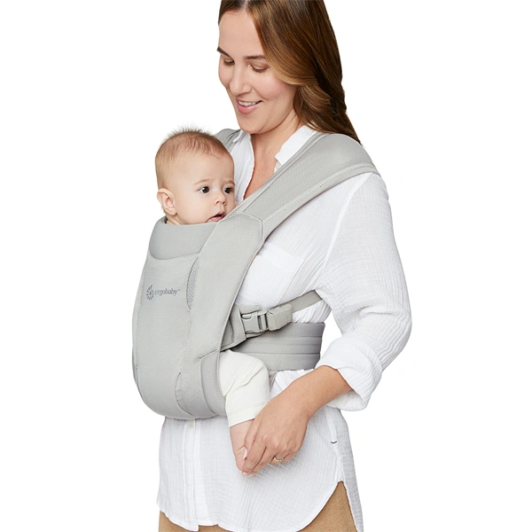 Эрго-рюкзак Ergobaby Embrace Soft Air Mesh Soft Grey - фото 4