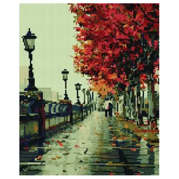 Алмазная мозаика Paintboy "Золотая аллея" 30х40 см (EF 932)