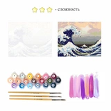 Набор картин по номерам SLP Художники 50х40 см (3 шт) s-hd-005 Климт/Ван Гог/Кацусика Хокусай - фото 5