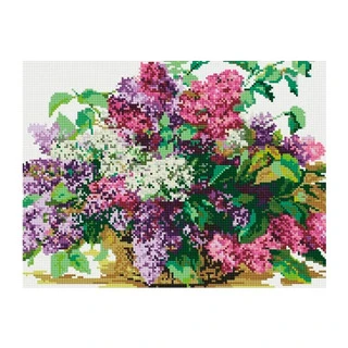 Алмазная мозаика Душистая сирень 30*40 см (EF 217)