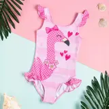 Купальник детский KAFTAN "Фламинго", рост 110-116 (32) см, 5-6 лет 