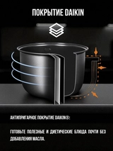 Мультиварка Redmond RMC-M36 Черный RMC-M36 - фото 4