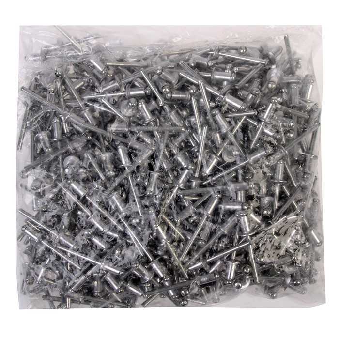 Заклёпки вытяжные TUNDRA krep, алюминий-сталь, 4.8 х 10 мм, в пакете 500 шт. 