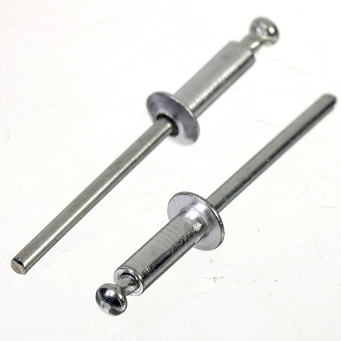 Заклёпки вытяжные TUNDRA krep, алюминий-сталь, 3.2 х 8 мм, в пакете 1000 шт. 