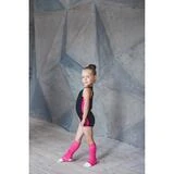 Майка-борцовка с лампасами, размер 32, цвет чёрный-фуксия  - фото 6