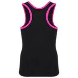 Майка-борцовка с окантовкой, размер 30, цвет чёрный-фуксия  - фото 2