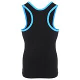 Майка-борцовка с окантовкой, размер 32, цвет чёрный-бирюза  - фото 2