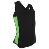 Майка-борцовка с лампасами, размер 34, цвет чёрный/лайм  - фото 4