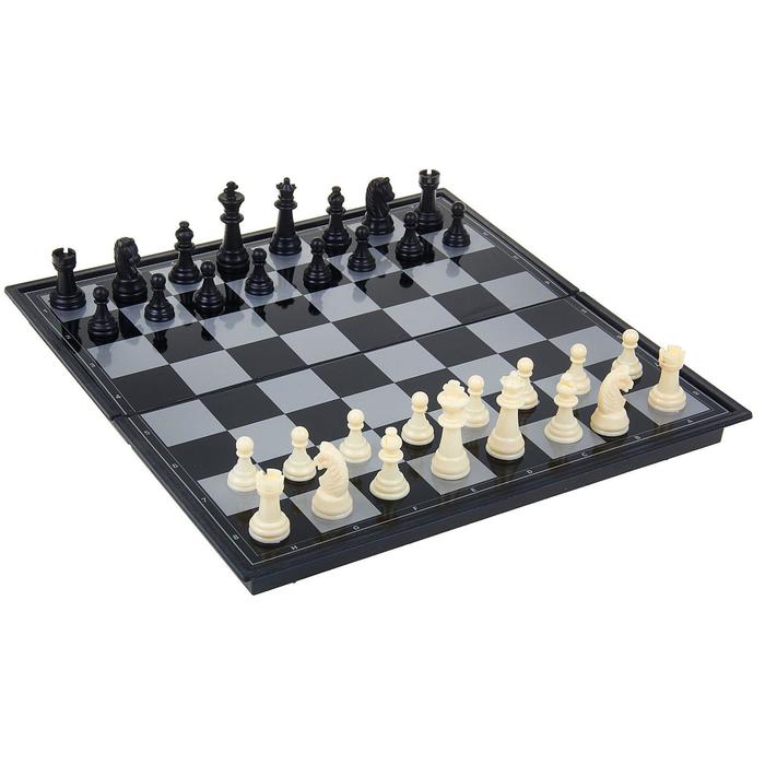 Игра "Шахматы", магнитная доска 32х32 см 