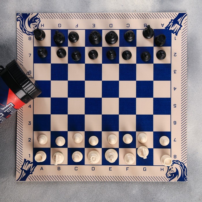 Шахматы в тубусе «Лучшему», р-р поля 33 × 33 см 