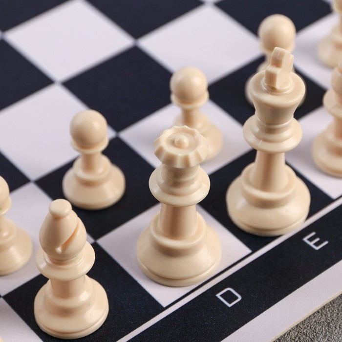Шахматы в тубусе «Борьба умов», р-р поля 33 × 33 см 
