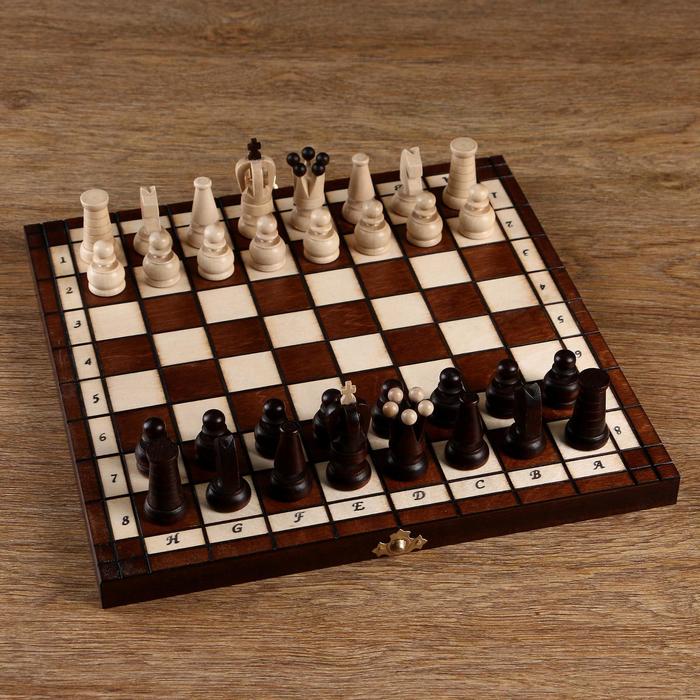 Шахматы "Королевские", 31х31 см, король h=6.5 см, пешка h-3 см 