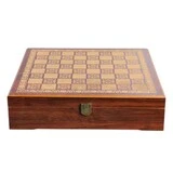 Шахматная доска с отсеком для хранения  - фото 2