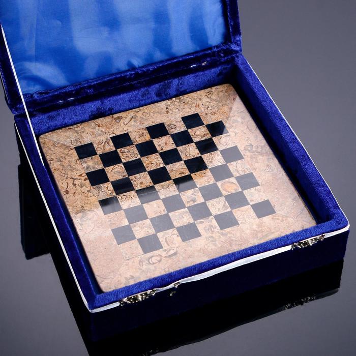 Шахматы «Элит», доска 20х20 см, оникс 