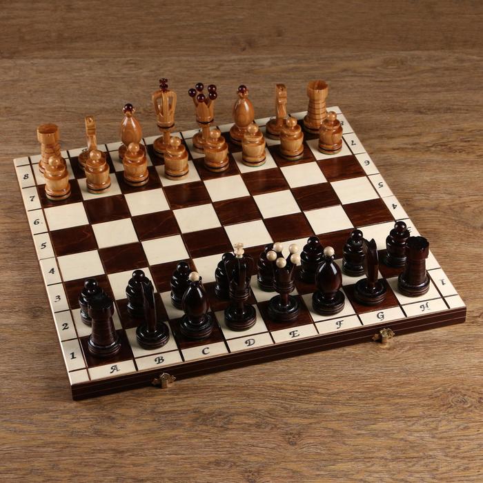 Шахматы "Королевские", 49х49см, король h=12 см , пешка h- 6см 