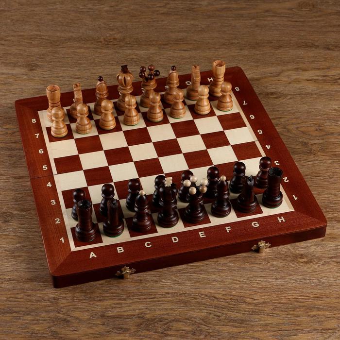 Шахматы "Жемчуг", 40.5х40.5 см, король h=8,5см, пешка  h- 5 см 