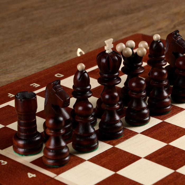 Шахматы "Жемчуг", 40.5х40.5 см, король h=8,5см, пешка  h- 5 см 