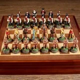 Шахматы сувенирные "Дикий Запад" (доска 36х36х6 см, h=8 см, h=6 см) 
