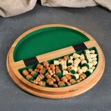 Шахматы "Полукруглые" d=35 см, массив ореха  - фото 4