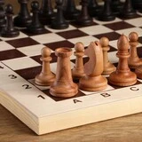 Шахматные фигуры "Российские", утяжеленные (король h=10.5 см, пешка h=5.2 см, бук)  - фото 3