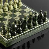 Шахматы, в подарочной упаковке, 40х400х3,5 см, змеевик  - фото 3