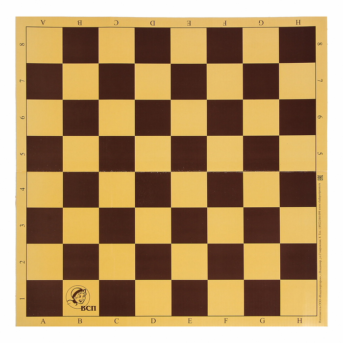 Шахматное поле из микрогофры, 40 × 40 см 