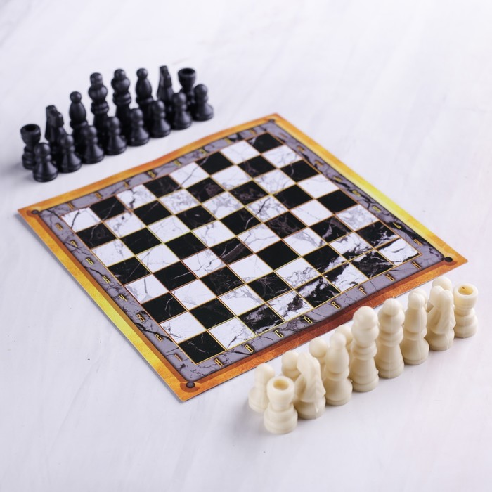 Набор шахмат «Россия. Герб», р-р поля 15 × 15 см 