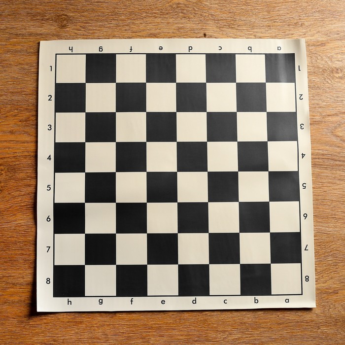 Шахматное поле, пвх, 42х42 см,  микс 