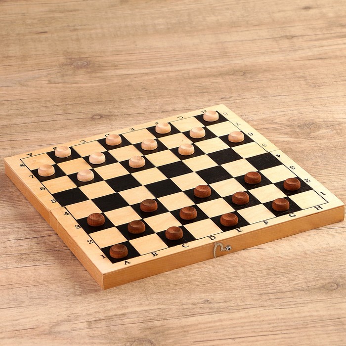 Настольная игра 3 в 1 "Орнамент": шахматы, шашки, нарды (доска 29 × 29 см, дерево) 
