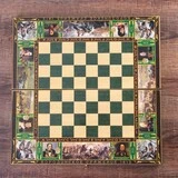 Настольная игра 3 в 1 "Бородино": шахматы, шашки, нарды (доска дерево 50х50 см)  - фото 7