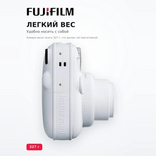 Фотокамера моментальной печати Fujifilm Instax Mini 13 Clay White - фото 3