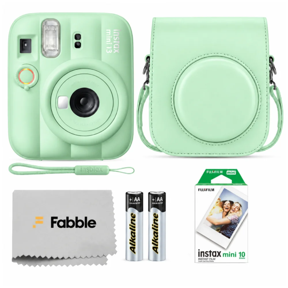 Фотокамера моментальной печати Fujifilm Instax Mini 13 Mint Green Bundle Box