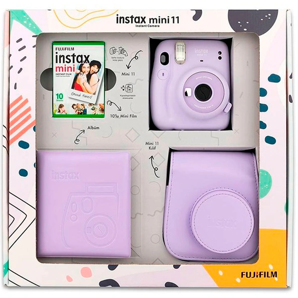 Фотокамера Fujifilm Instax Mini 11 Lilac Purple Bundle Box