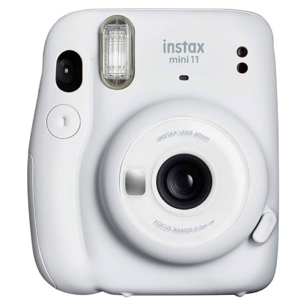 Fujifilm фотокамерасы Instax Mini 11 Ice White Acr Frame сыйлық қорапта
