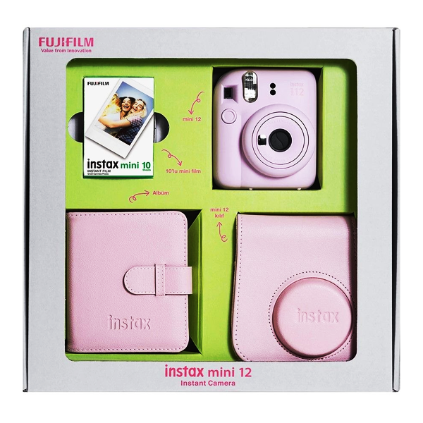 Фотокамера FujiFilm Instax Mini 12 blossom pink bundle box