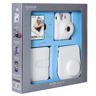 Фотокамера FujiFilm Instax Мini 12 clay white bundle box - фото 2